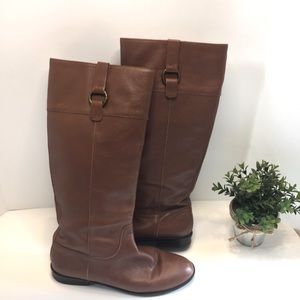 BANANA REPUBLIC Leather Brown Riding Boots 9M